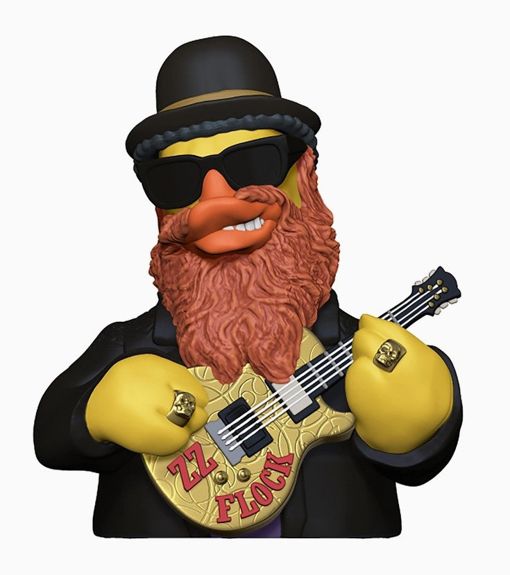 ZZ Flock Rubber Duck