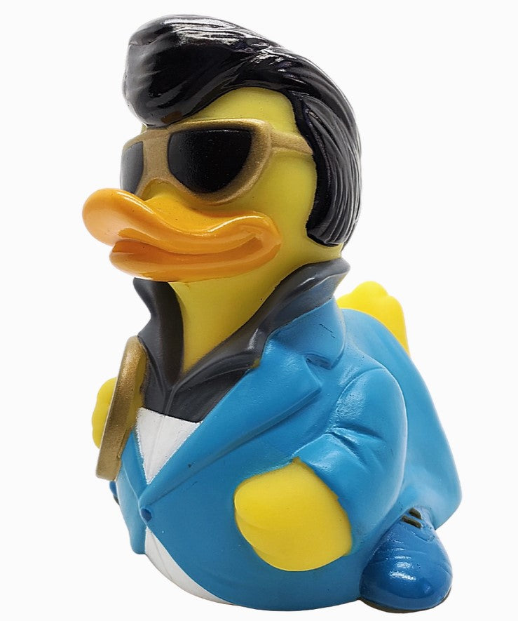 Blue Suede Duck Rubber Duck