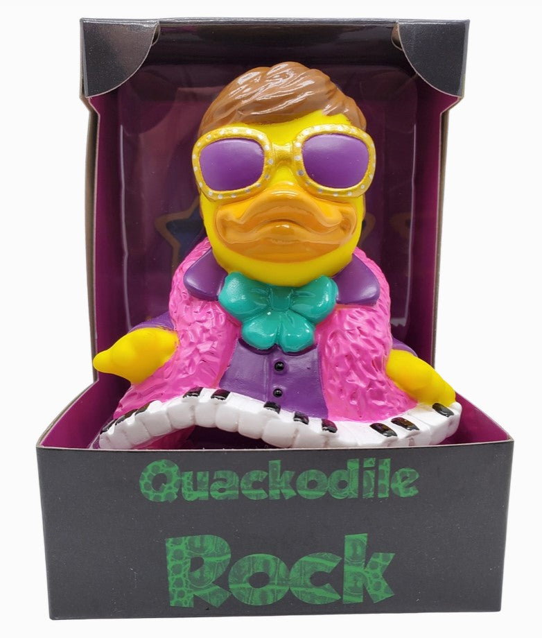 Quackodile Flock Rubber Duck