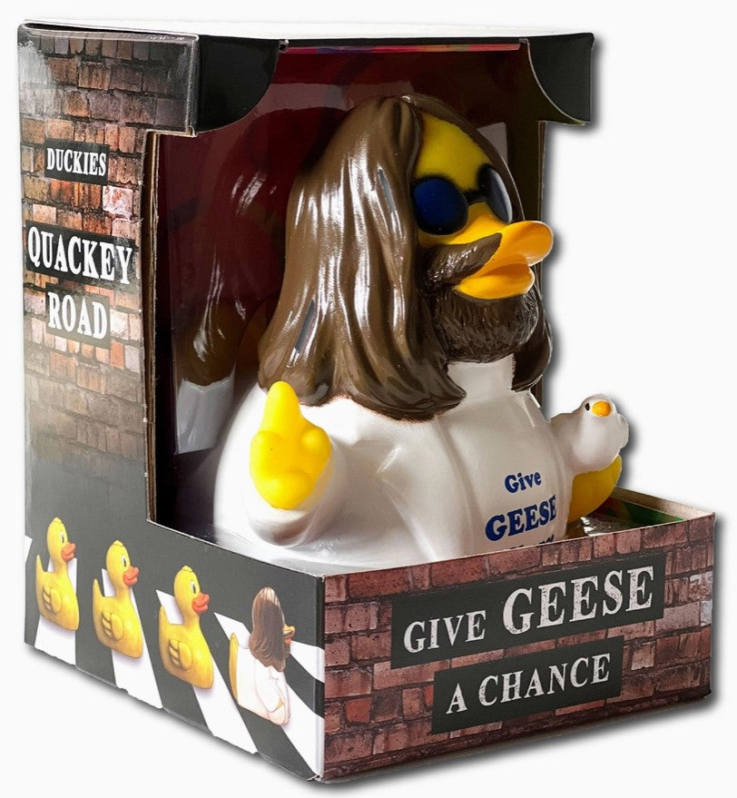 Give Geese A Chance Rubber Duck