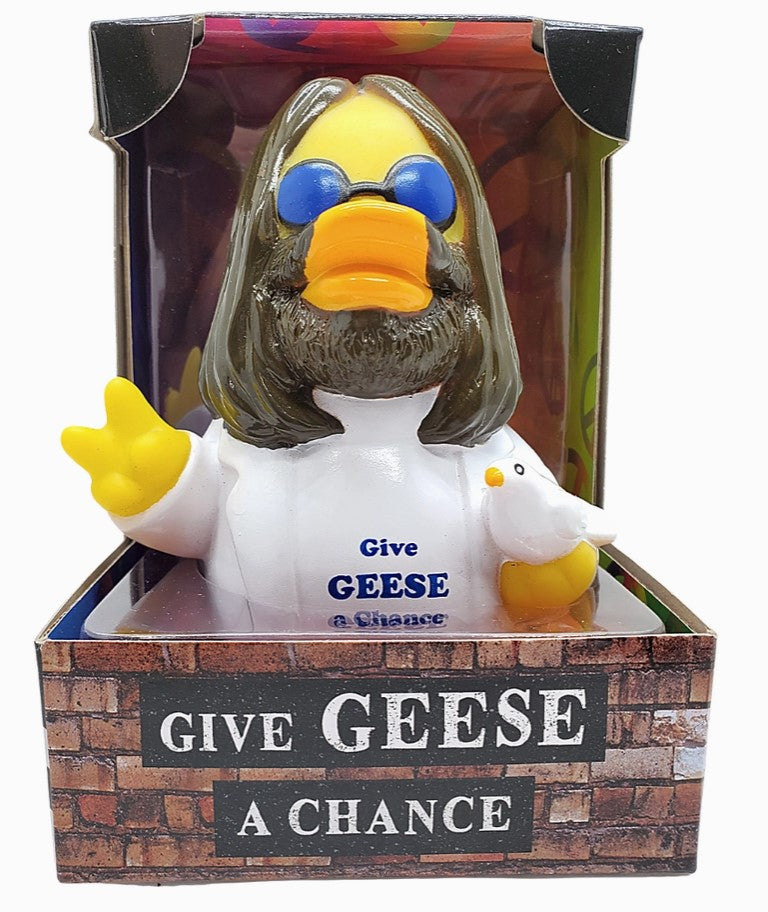 Give Geese A Chance Rubber Duck
