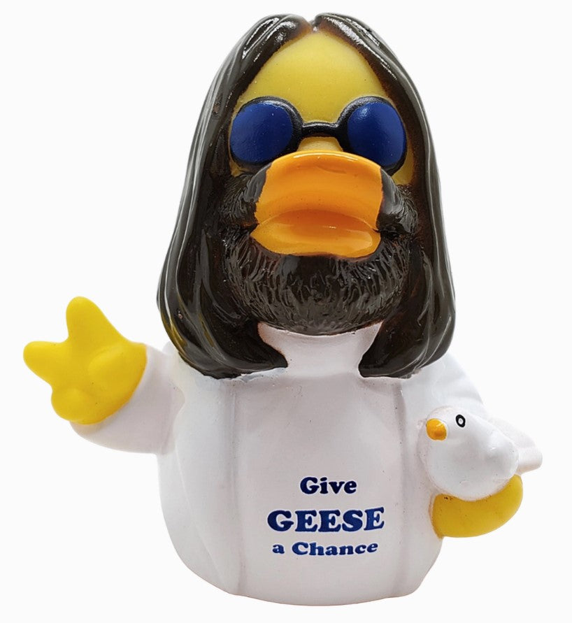 Give Geese A Chance Rubber Duck