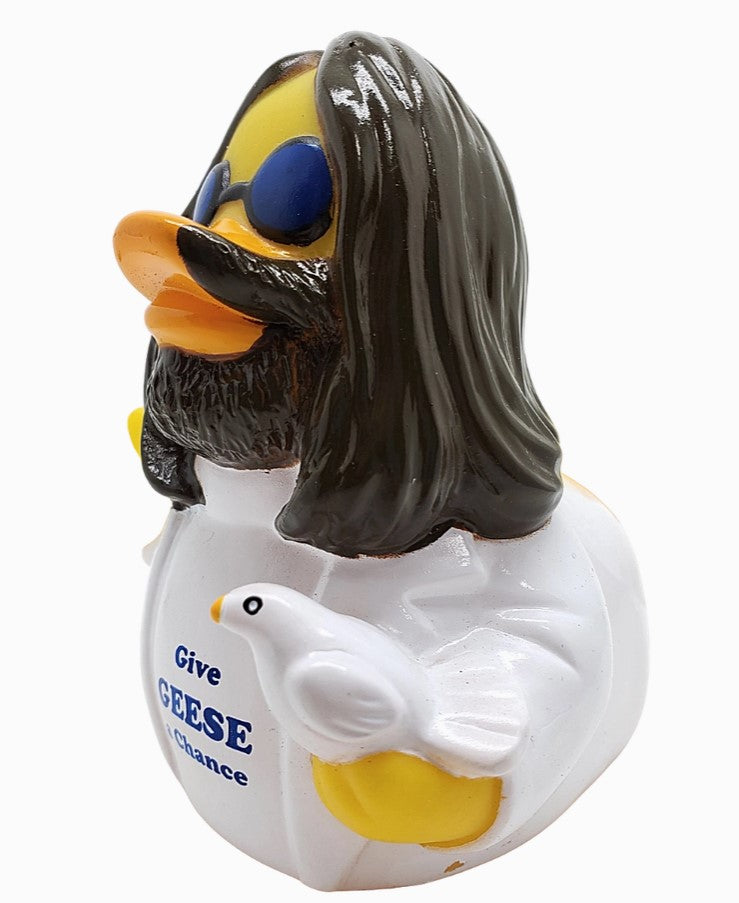 Give Geese A Chance Rubber Duck