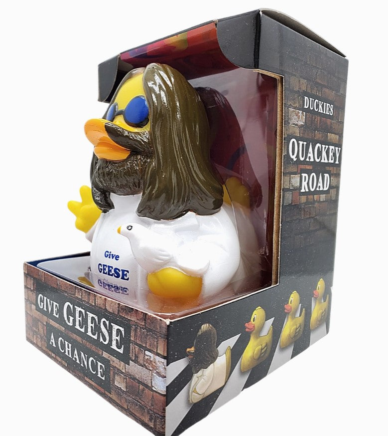 Give Geese A Chance Rubber Duck