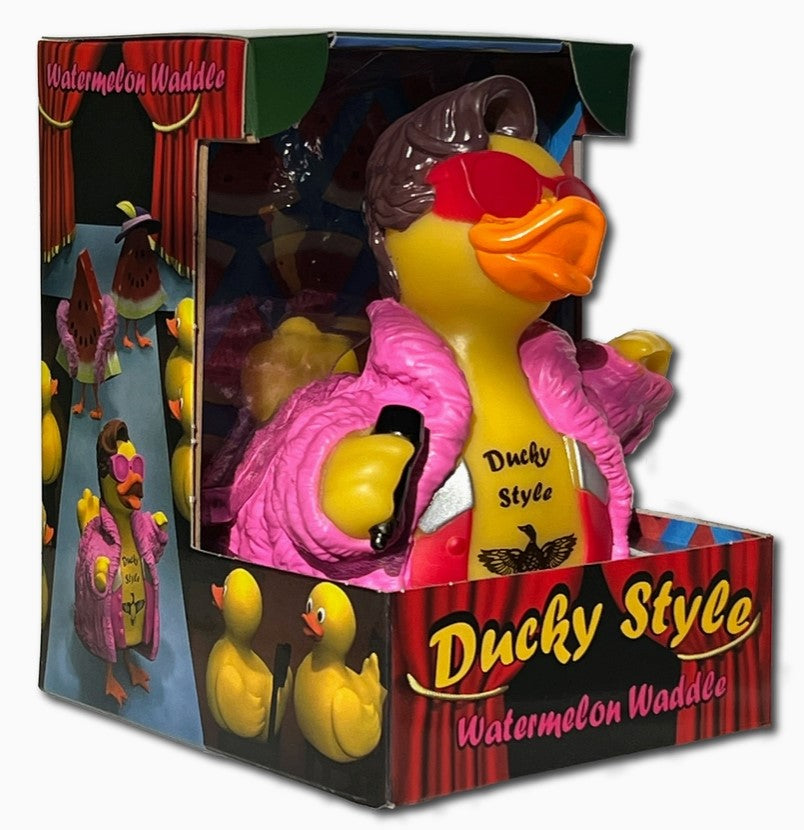 Ducky Style - Watermelon Waddle Rubber Duck