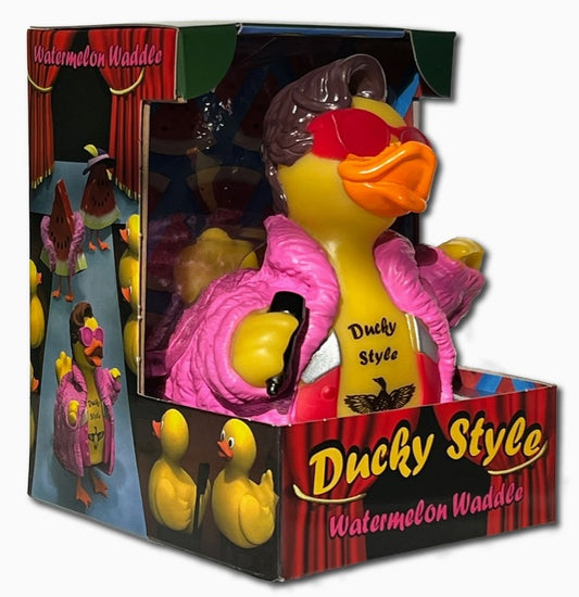 Ducky Style - Watermelon Waddle Rubber Duck