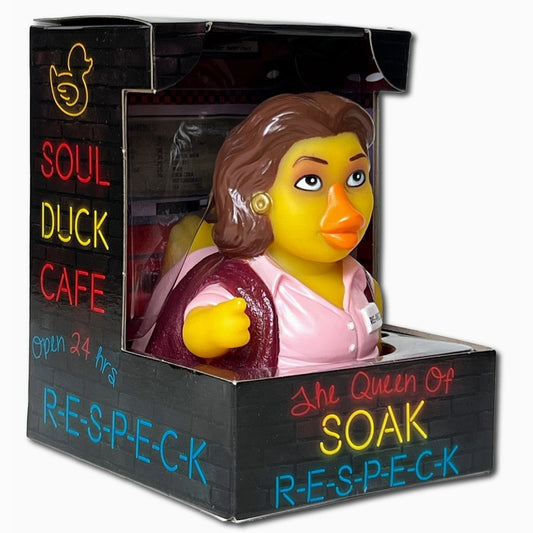 Queen of Soak – R-E-S- Peck Bath Toy Rubber Duck