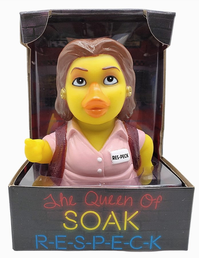 Queen of Soak – R-E-S- Peck Bath Toy Rubber Duck