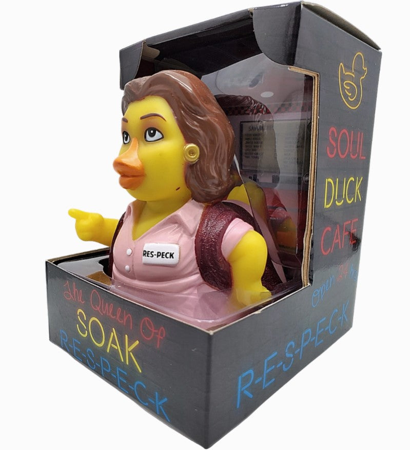 Queen of Soak – R-E-S- Peck Bath Toy Rubber Duck