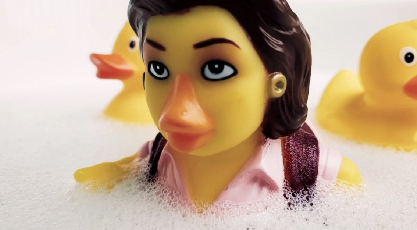 Queen of Soak – R-E-S- Peck Bath Toy Rubber Duck