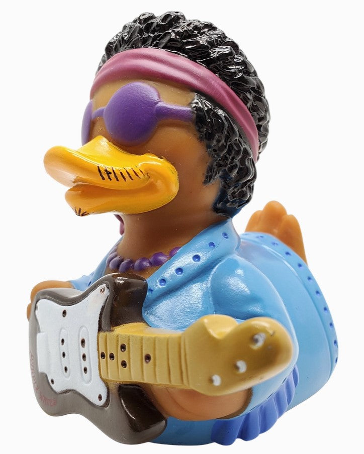 Purple Waves Rubber Duck