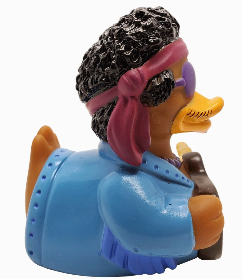 Purple Waves Rubber Duck