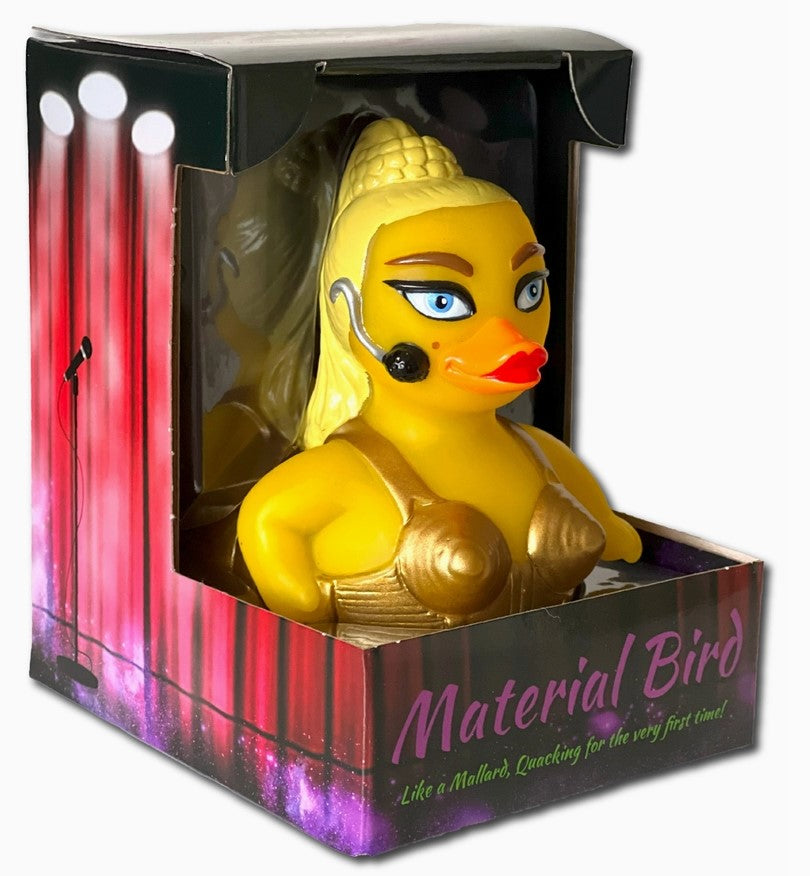 The Material Bird Rubber Duck