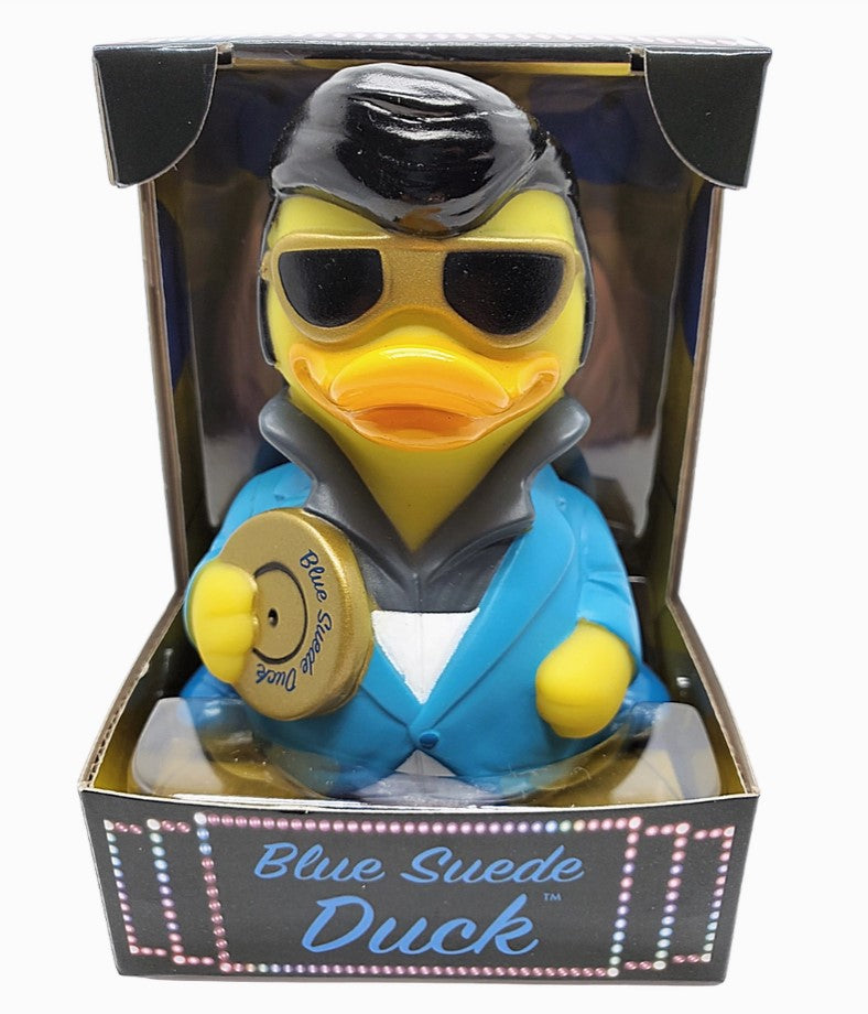 Blue Suede Duck Rubber Duck