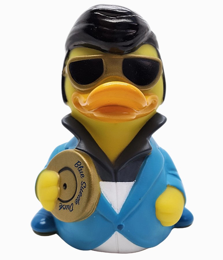 Blue Suede Duck Rubber Duck