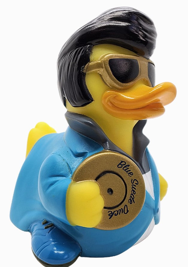Blue Suede Duck Rubber Duck